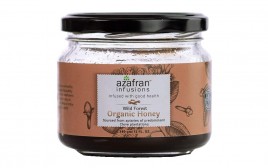 Azafran Wild forest Organic Honey Clove Plantations  Glass Jar  340 grams